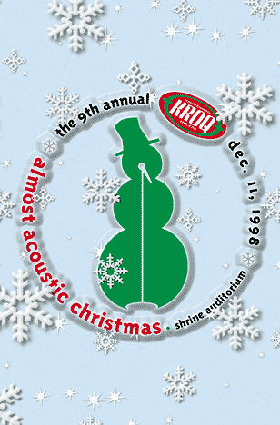 1998 KROQ Almost Acoustic Christmas Event Souvenir Program